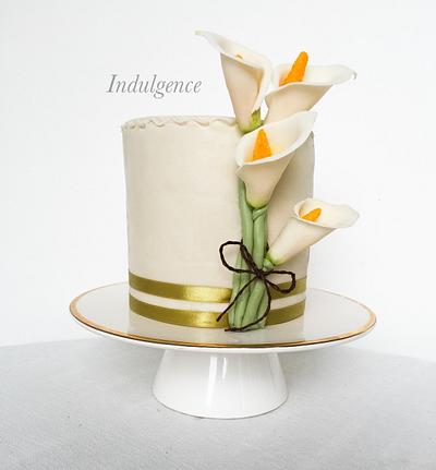Calla Lilies  - Cake by Indulgence 