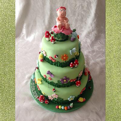 Christening Cake - Cake by Caron Eveleigh