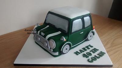 1974 Mini Car - Cake by Kerri's Cakes