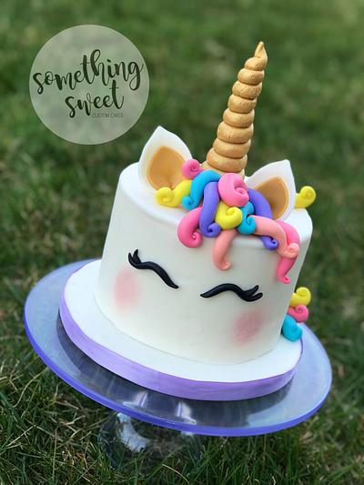 Rainbow Unicorn Cake - Cake by Something Sweet