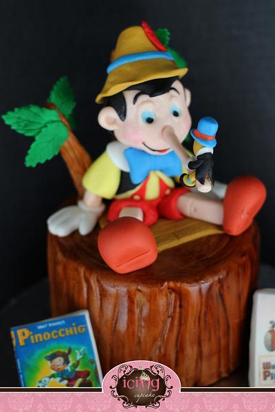 Pinocchio and Jiminy Cricket - Cake by IcingCupcake