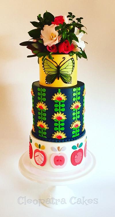 Pretty patterns - Cake by Cleopatra cakes
