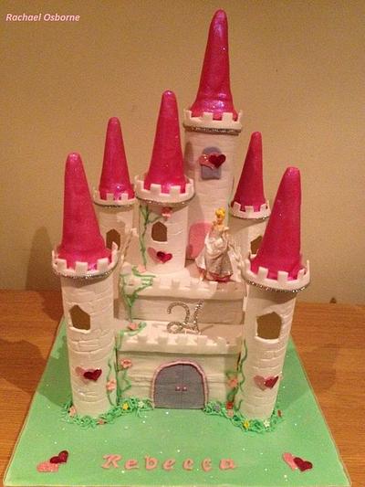 Princess Castle  - Cake by Rachael Osborne