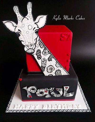 Giraffe cake - Cake by Kylie Marks