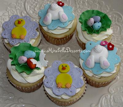 Easter cupcakes - Cake by Mira - Mirabella Desserts