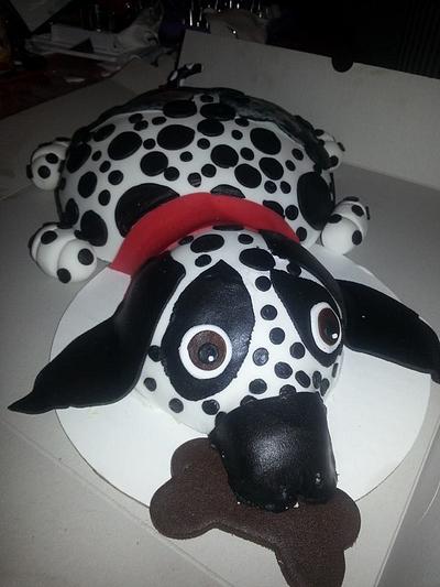 dog cake - Cake by becky