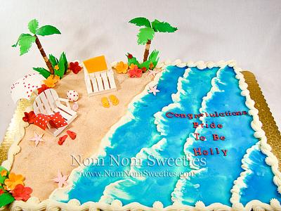 Beach cake - Cake by Nom Nom Sweeties
