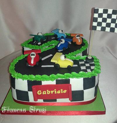 Race car cake - Cake by Filomena