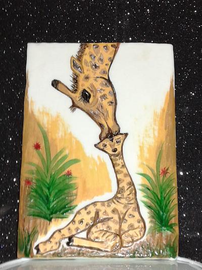 Giraffes the challenge - Cake by Zahraa Fayyad