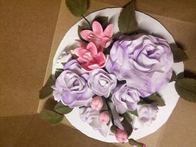Roses - Cake by Debbie