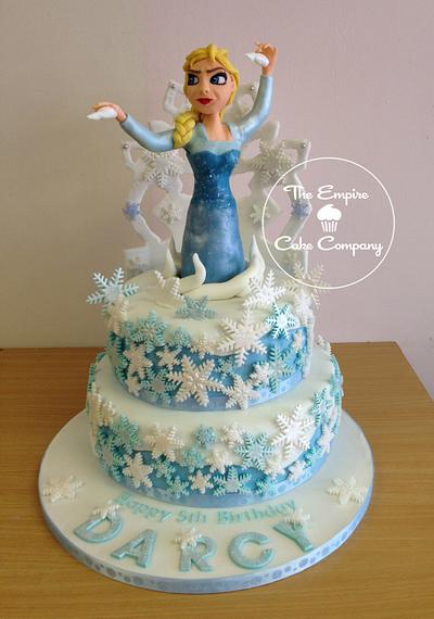2 tier Frozen cake - Cake by The Empire Cake Company