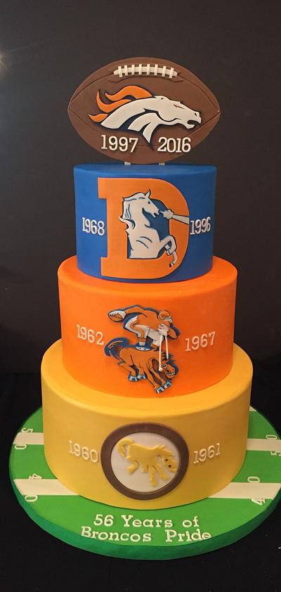 56 Years of Bronco's Pride - Cake by Tara Otero