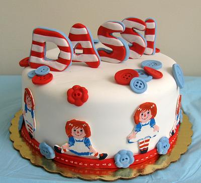 Raggedy Ann Cake - Cake by Cheryl