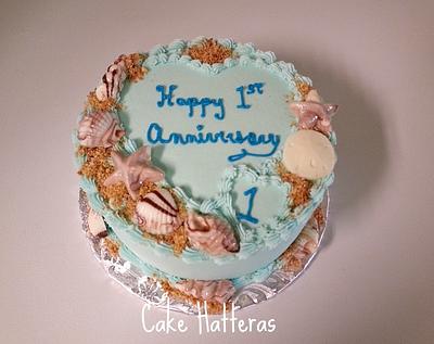 1st Anniversary "Oh No She Didn't!"  - Cake by Donna Tokazowski- Cake Hatteras, Martinsburg WV