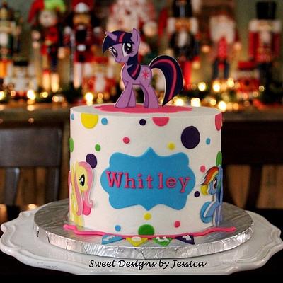 Whitley's 3rd - Cake by SweetdesignsbyJesica