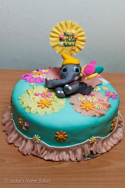 Dumbo Daisy Cake - Cake by JackiesHomeBakes