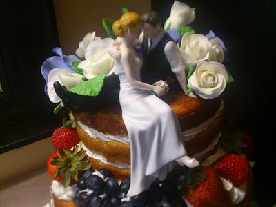 ROMANTIC NAKED CAKE - Cake by greca111699