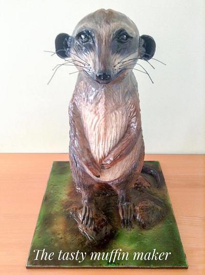 Realistic (Mike the) meerkat cake - Cake by Andrea 