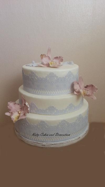 Orchids - Cake by Katya