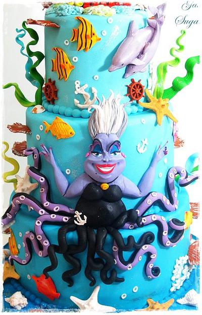 Cake with Ursula  - Cake by Galya's Art 
