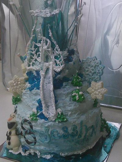 Frozen cake - Cake by Bee Dazzled Cakes
