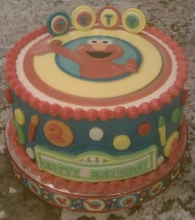 Elmo/Sesame Street Birthday Cake - Cake by Eicie Does It Custom Cakes