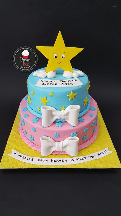 Cute baby shower cake - Cake by DessertBoxByDolly