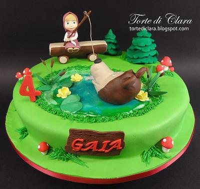 Masha and the Bear cake - Cake by Clara