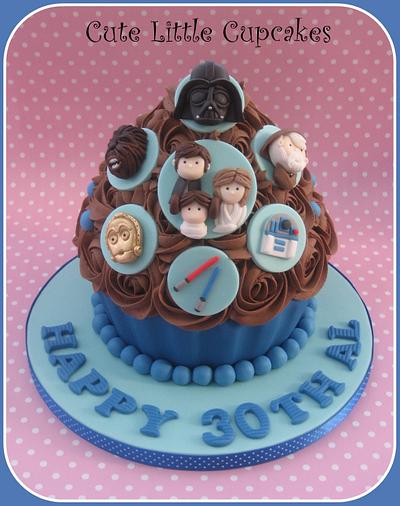 Star Wars themed Giant Cupcake - Cake by Heidi Stone