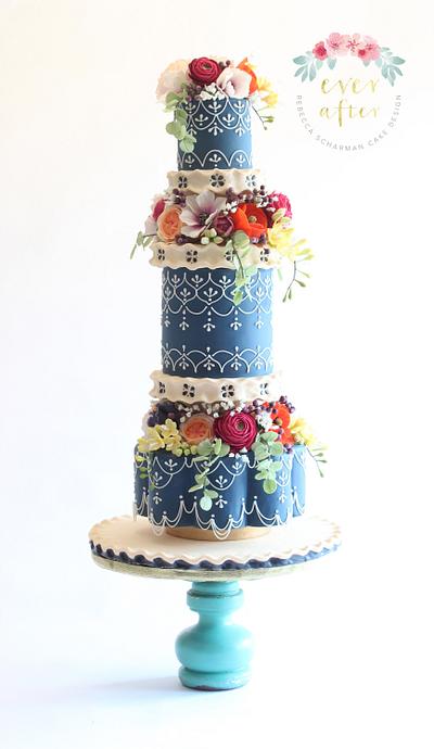 Moroccan Floral Cake - Cake by Ever After