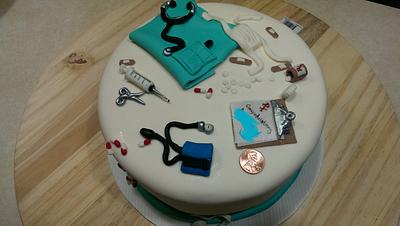 nurses cake - Cake by blazenbird49