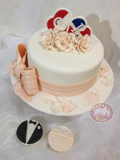 He is peruvian and she is from Dominicana.  - Cake by TheCake by Mildred