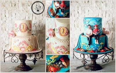 Two Sided Cake!! - Cake by Slice of Heaven By Geethu