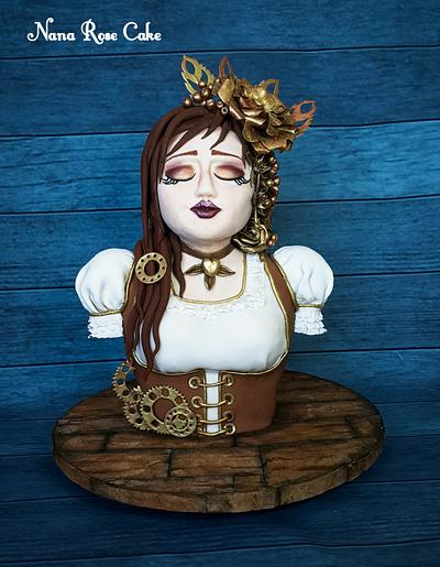 Dreamy...steampunk girl  - Cake by Nana Rose Cake 
