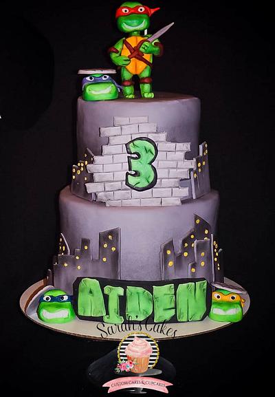 teenage mutant ninja turtle birthday cake - Cake by Sarah's Cakes