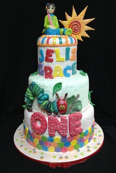 The Very Hungry Caterpillar - Cake by Pia Angela Dalisay Tecson
