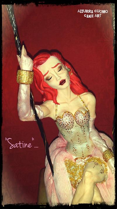 "SATINE": behind the scene...♡ - Cake by Azzurra Cuomo Cake Art
