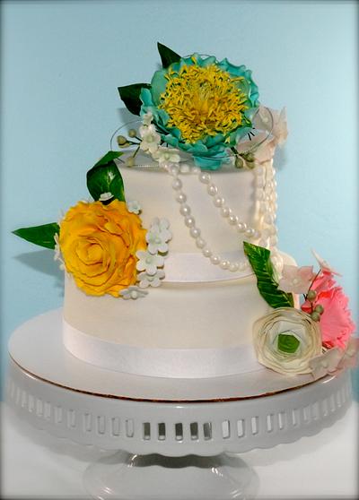 Botanical Garden cake - Cake by CopCakeCakery