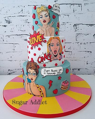 38 and fabulous!!! - Cake by Sugar Addict by Alexandra Alifakioti
