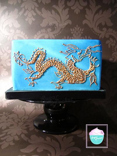 Dragon birthday cake - Cake by SugarPocket