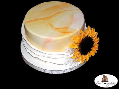 sunflower cake - Cake by Urszula Landowska