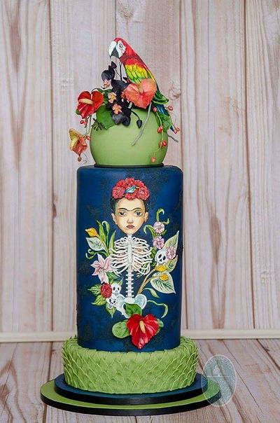 Frida Kahlo - Cake by Heike Darmstädter