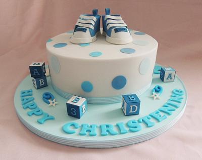 Baby christening cake - Cake by jameela