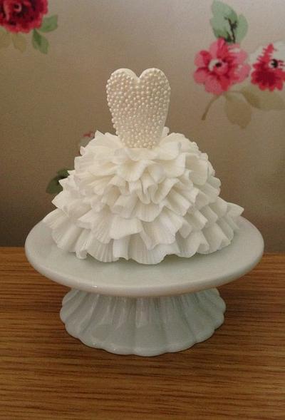 Bride Cupcake Topper - Cake by Clairey's Cakery