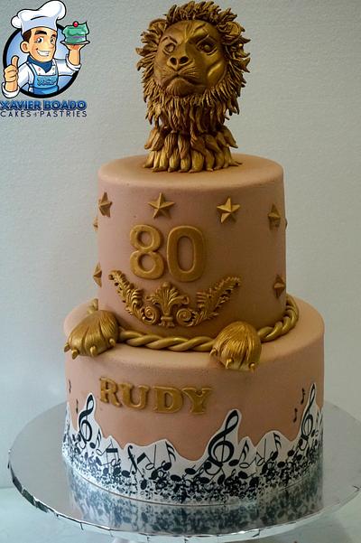 Roaring at 80!!!!! - Cake by Xavier Boado