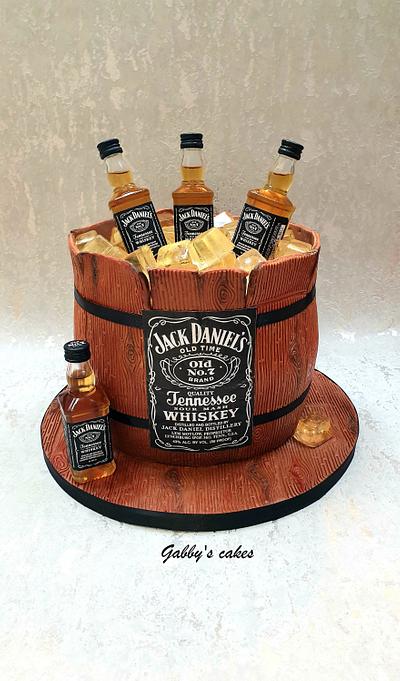 Jack Daniels bucket - Cake by Gabby's cakes