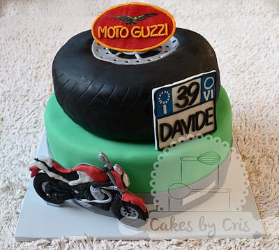 Motorbike cake - Cake by Cakes by Cris