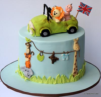 Safari Baby Shower - Cake by Jo Finlayson (Jo Takes the Cake)