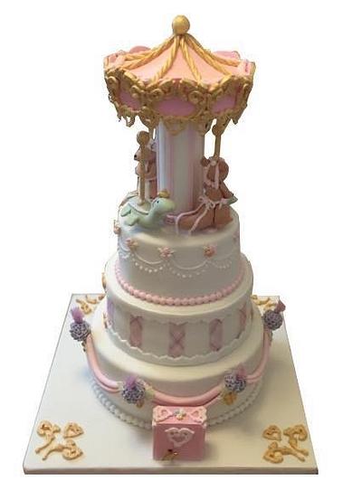 Scottish/Austrailian Carousel cake - Cake by AB Cake Design