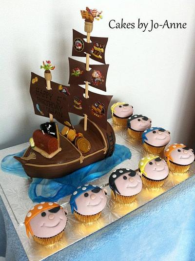 Pirate Ship - Cake by Cakes by Jo-Anne